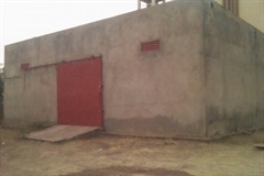Magasin de stockage des engrais chimiques